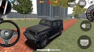 New black modified Mahindra Thar driving game indian car simulator gameplay #thargamer #drivinggame 