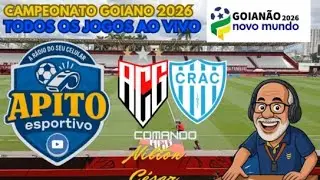 #Campeonato Goiano# Atl&eacute;tico x Crac#Apito Esportivo#31/01/26#