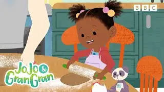 The Perfect Cookie Recipe | It's Time to Bake Gingerbread Pandas | JoJo and Gran Gran Official