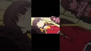 Yunyun rolls Megumin with Komekko (Konosuba: An Explosion on this Wonderful World!) #shorts