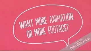 More Animation or More Footage?