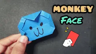 ORIGAMI ANIMAL FACE (MONKEY) !! ORIGAMITUTORIAL!! YOUTUBE