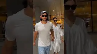 deepika padukone and ranveer singh Spotted at airport today #shorts