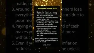 5 Shocking Facts About Money #shorts #money #facts #fyp