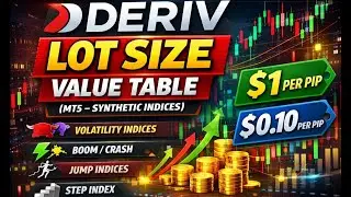 DERIV LOT SIZE VALUE TABLE (MT5 &ndash; Synthetic Indices)