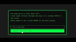 Text-Based Adventure Game Page
