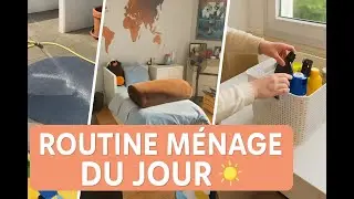 Routine menage du jour