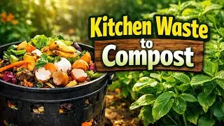 Kitchen Waste Composting at Home | Turn Vegetable Peels into Organic Fertilizer