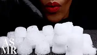 ASMR REFROZEN SHAVED ICE DROPS/POWDERY ICE DROPS/NO TAKING/ICE EATING SOUNDS/ăn đá/氷を食べる音 /아이스묵방