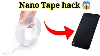 Making Nano Tape With plastic  poly bag /Homemade Nano Tape| How to make nano tape at home