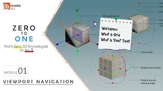 Zero to One: Viewport Navigation in Houdini | Houdini Tutorial (M102) | Beginner-Friendly FX