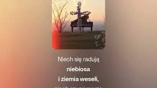 Piosenka na koniec roku. Chcę, dziękować Ci, jak krajobraz, ciszą.