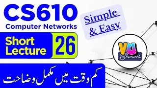 CS610 Short Lecture 26 | Computer Networks | IP Subnetting #vushameer