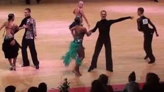 Edgaras Baltaragis - Indre Kucinskaite DanceForum 2017 WDSF int Open Latin 1/4 Cha-Cha