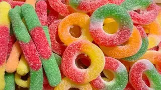 ASMR || Filling Platter with Sweets🍬🍭🌈Satisfying with Unboxing #asmr #sweet #candy #gummybear 