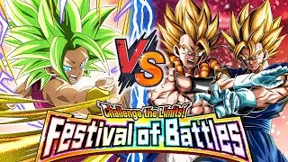EZA TEQ SSJ2 KEFLA VS FESTIVAL OF BATTLES! Dragon Ball Z Dokkan Battle