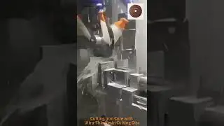 Cutting Iron Core with Ultra Thin Resin Cutting Disc
