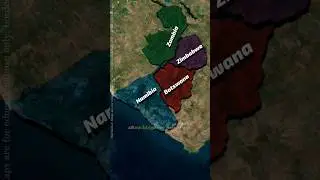 Do 4 Countries Really Meet at One Point? #shorts #geography #geoorbitx