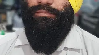Beard Curling Ka Aasan tarika ! Beard curling Punjab ! Curly Beard ! Beard Curling !