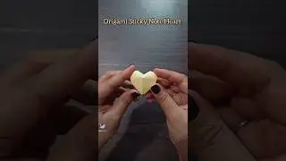 Quick 3D Sticky Note Heart: Paper Love in Seconds ❤️📝