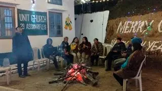 New Year's Feast at the Unit Church Tuensang