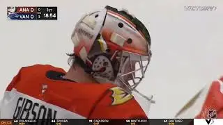 John Gibson with the save of the year #highlights #hockey #hockeyhighlights #nhl