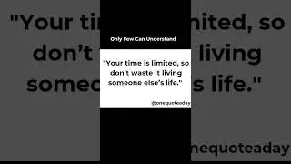 Time is precious&mdash;live your path now. #OneQuoteADay #TimeMatters #LiveAuthentic #Motivation
