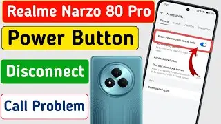 Realme Narzo 80 Pro 5g phone power button call disconnected  problem | Realme mobile call disconnect