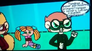 Leoup y sus Amigos jugando a ser superh&eacute;roes / salvando a Luciana de fris