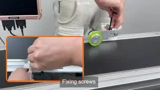 How to install a synchronous encoder on a conveyor belt