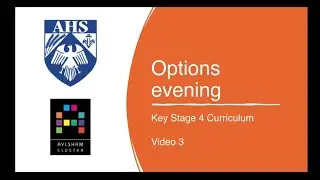 AHS Options Evening - video 3