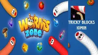 Worms Zone .io level 4 tricky blocks #wormszoneio #gamingDmaster