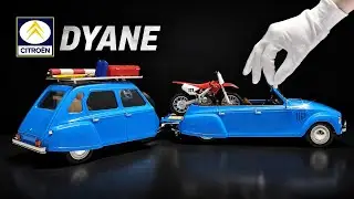 Citroën Dyane Roadster with a Micro Camper Trailer