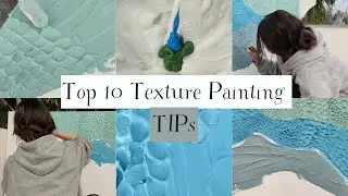 Master Texture Painting: 10 Texture Painting tips you need #painting #forbeginners