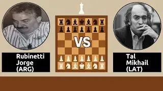 Mikhail Tal VS Jorge Rubinetti | 1982 | Olympiad Lucerne | Switzerland