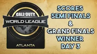 Call of Duty WW2 - CWL Atlanta - Scores - Semi Finals & Grand Finals Results - Day 3