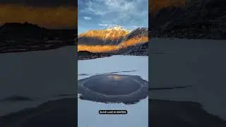 Frozen Blind Lake | The Untouched Beauty of Pakistan&rsquo;s Winter Wonderland