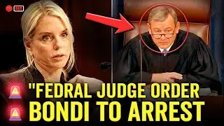 BREAKING NOW: Pam Bondi LOSES CONTROL as Judge SIGNALS PRISON Is INEVITABLE