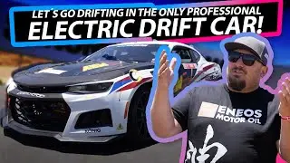 Faruk tests electric Chevy Camaro drift car at Holley High Voltage