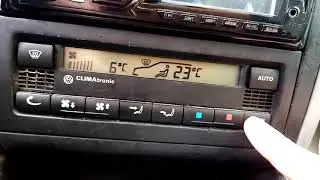 How to change temperature units from &deg;C to &deg;F Golf IV
