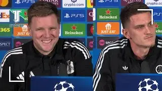 Eddie Howe & Sven Botman DISCUSS the UCL match BETWEEN Newcastle United and PSV