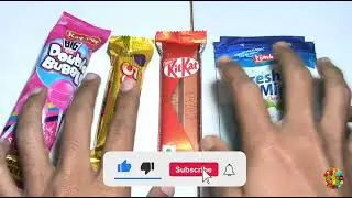 ASMR Most Popular Candys🍬🍭/ some lots of colorful rainbow lollipop candy / unpacking chocolate eat