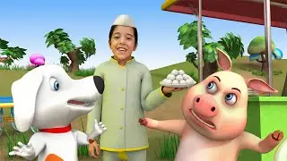 Chunnu Munnu The Do Bhai  Hindi Balgeet  Nursery Rhymes in Hindi w/kashu