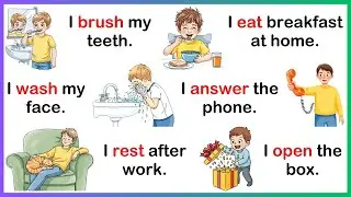 Learn 100 Daily Use English Verbs | Spoken English Practice​ | Improve English Speaking Practice