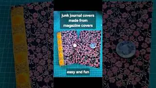 Easy Junk journal covers made from magazine covers#junkjournal #手賬