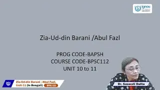 Zia-Ud-din Barani /Abul Fazl