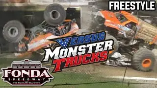 NSR: 2025 Versus Monster Trucks at Fonda Speedway Full Freestyle 
