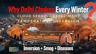 Why Delhi Chokes Every Winter: Pollution, Temperature Inversion & Cloud Seeding Explained