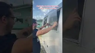 Learn How to replace a vintage trailer window with GetWant&rsquo;s custom cut plexiglass!