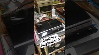 Cleaning a FAT PlayStation 3 #repair #retro #electronics #cleaning #playstation #ps3 #console